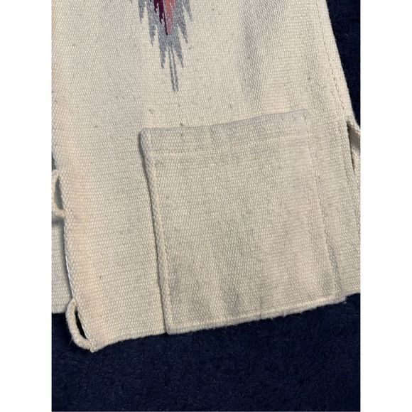 Vintage Ortega Hand Woven Wool Chimayo Vest Southwestern Sz Mens Large W - Picture 4 of 8